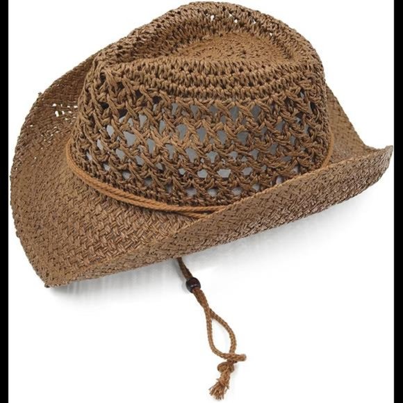 Melesh Adult Sun Straw Western Cowboy Hat main image 7